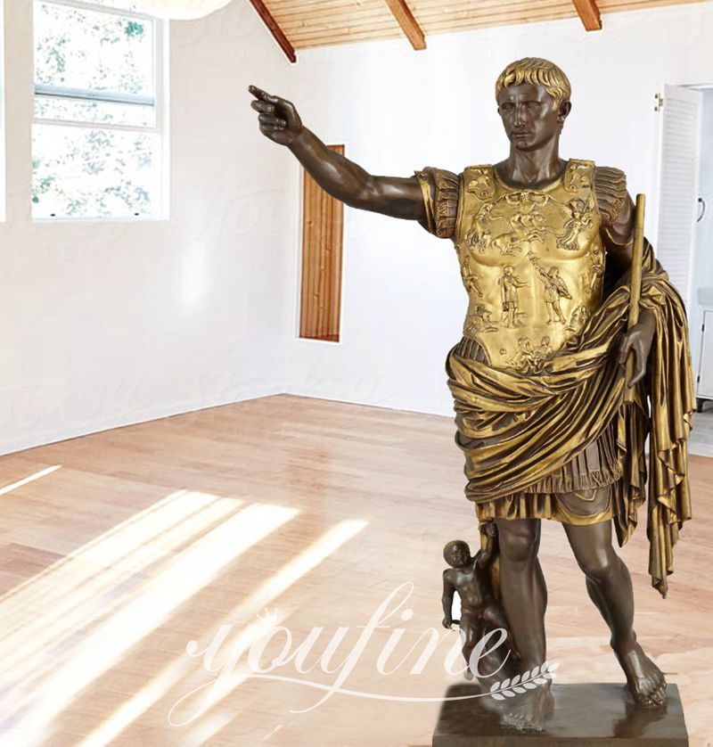 augustus bronze statue-YouFine Sculpture