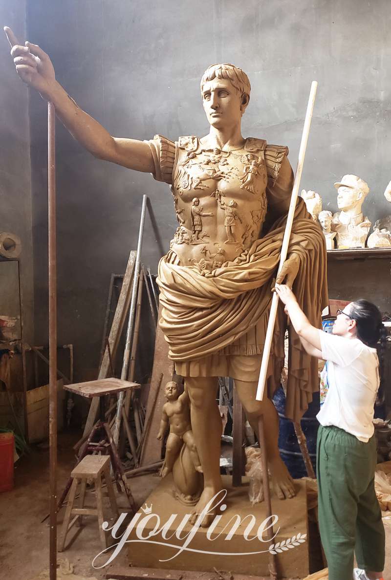 augustus caesar armor-YouFine Sculpture