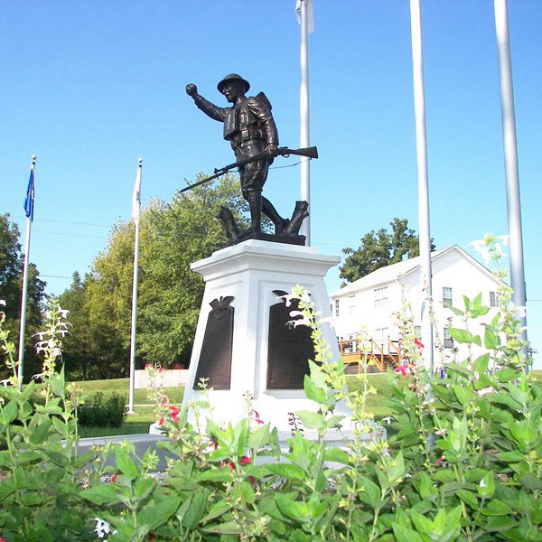 bronze Highbridge Doughboy statue