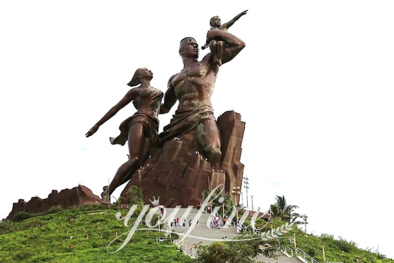 Large Bronze African Renaissance Monument Statue Project for Sale BOKK