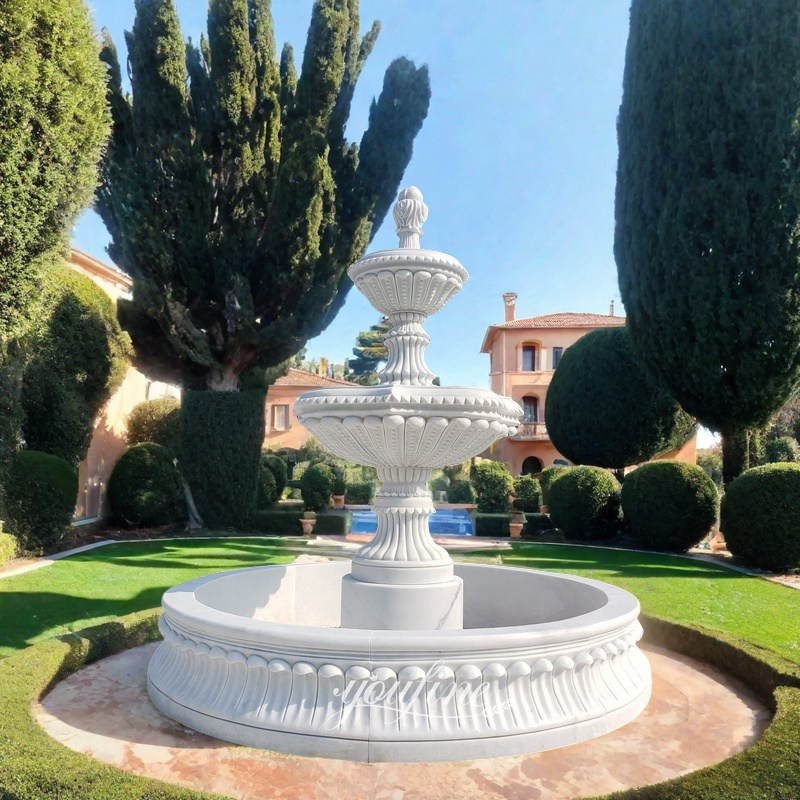 white Arch Fountains With pearl
