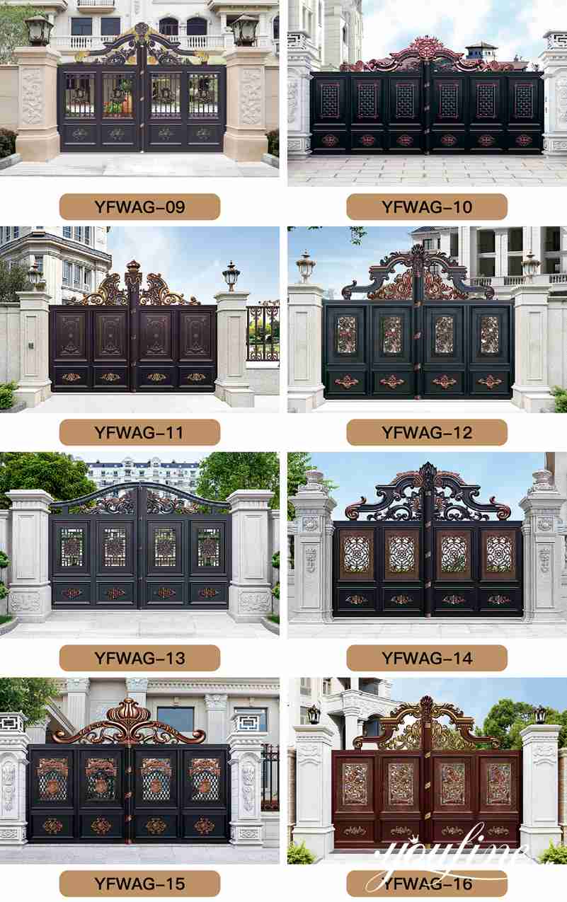 Aluminium Garden Gate for Home Decor for Sale ALGD-016