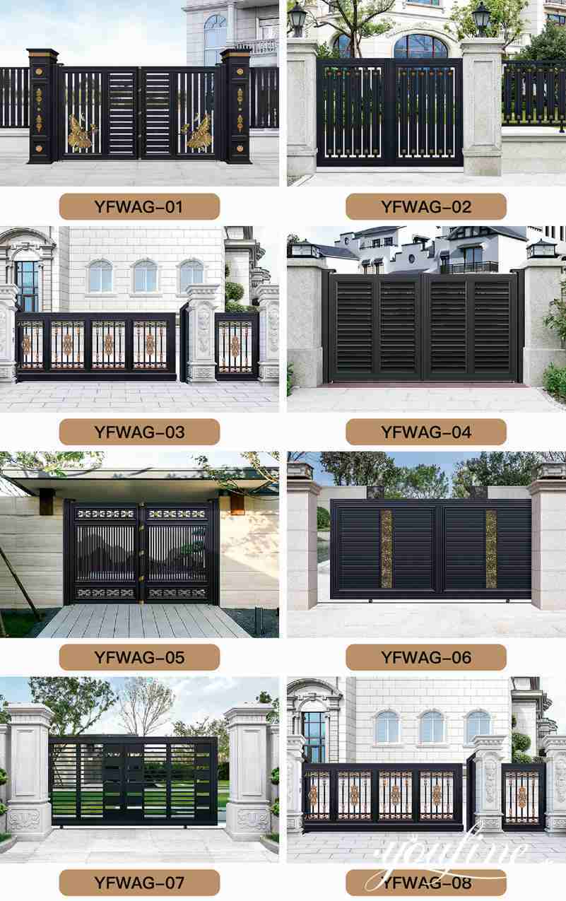 Aluminum Gate Fence for Home Factory Supply 