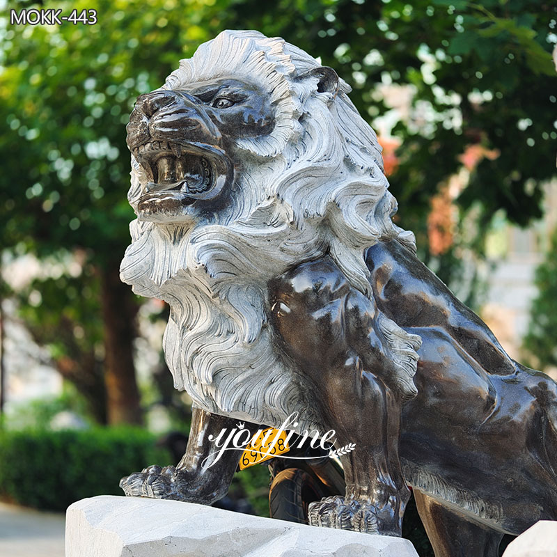 Black Marble Western Lion