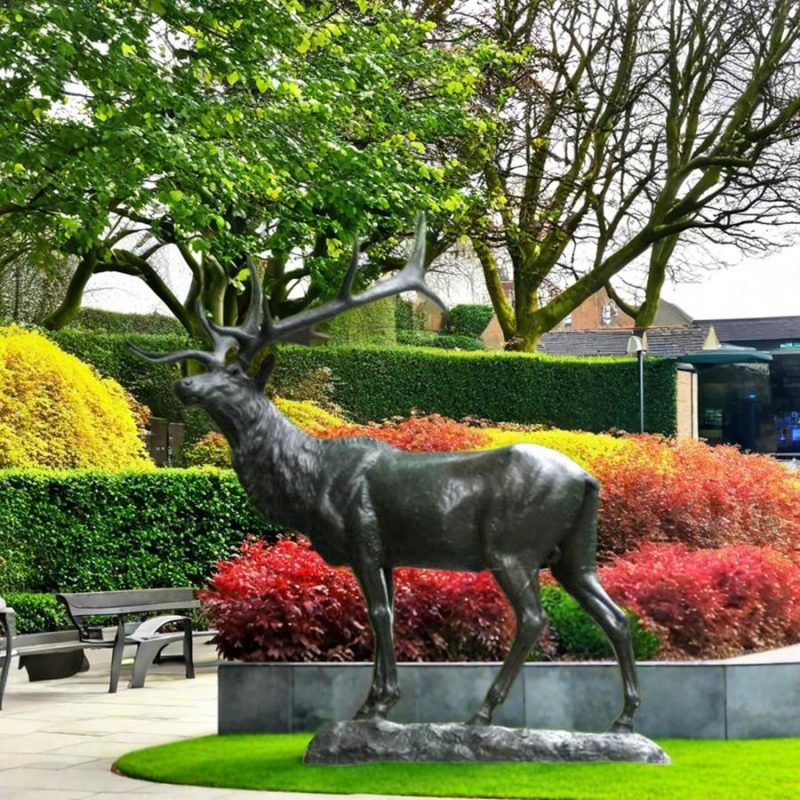 Bronze Elk Statue for Sale