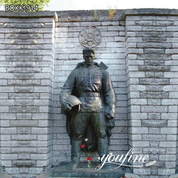 Large Bronze Military Soldier Statue for Memorial Park for Sale BOKK-914