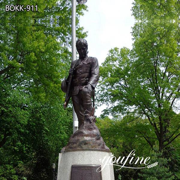 Life Size Bronze Soldier Statue for Sale for Memorial Park Decor BOKK-911