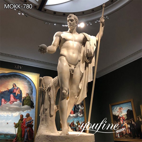 Classic Marble Napoleon as Mars the Peacemaker Statue