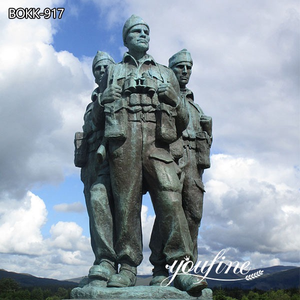 Commando Memorial Bronze Soldier Statue for Sale