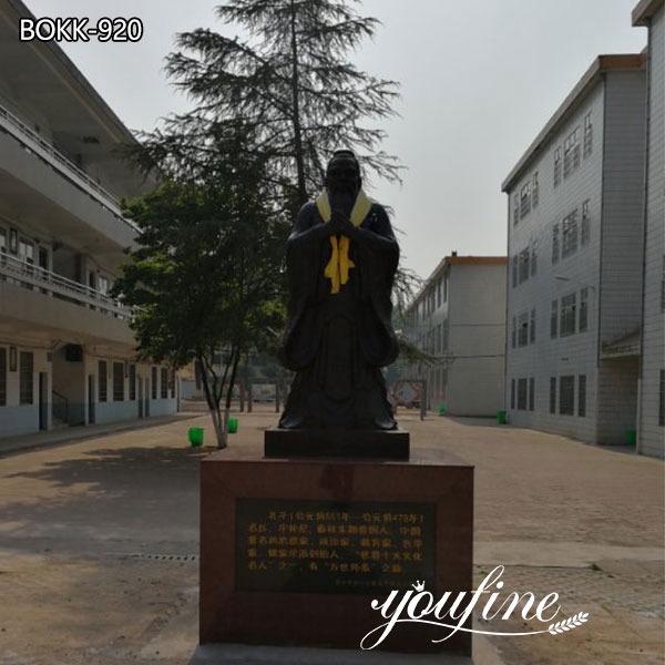 Confucius Bronze Statue