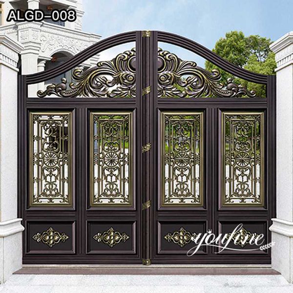 Decorative Aluminum Gate Villa Doors for Sale ALGD-008