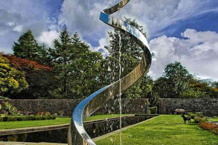 Decorative Artistic Outdoor Metal Sculpture Fountain Garden for Sale CSS-252