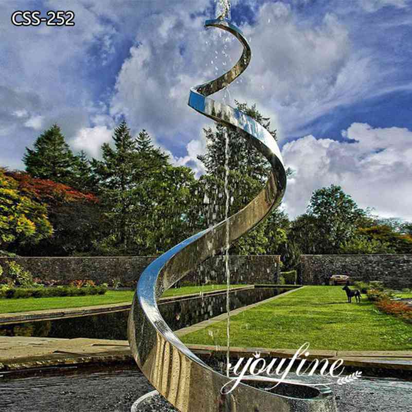 Decorative Artistic Outdoor Metal Sculpture Fountain Garden for Sale CSS-252