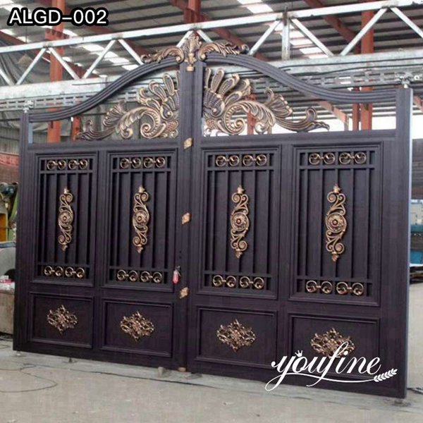 Decorative Casting Aluminum Gate Accessories and Fence Design for Sale ALGD-002