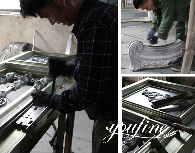 European Style Aluminium Gate for Courtyard Supplier Production Process