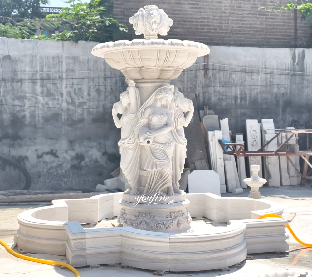 Beautiful Greek Female Statue fountain