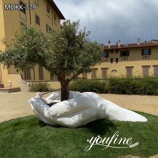 Hands Marble Sculpture for Garden Decor for Sale