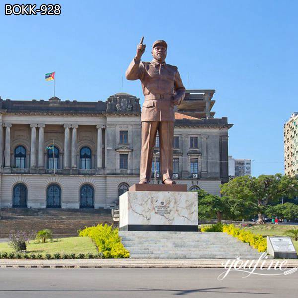 Large Size Bronze Figure Statue Samora Machel Custom Design BOKK-928