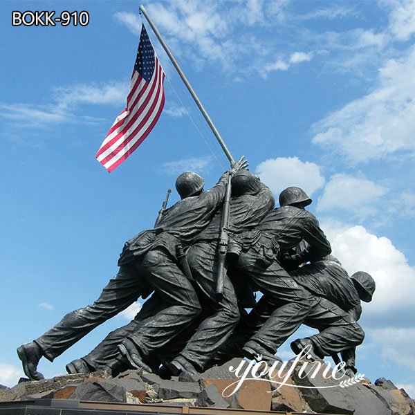 Large Bronze Military Statues US Marine Corps Memorial