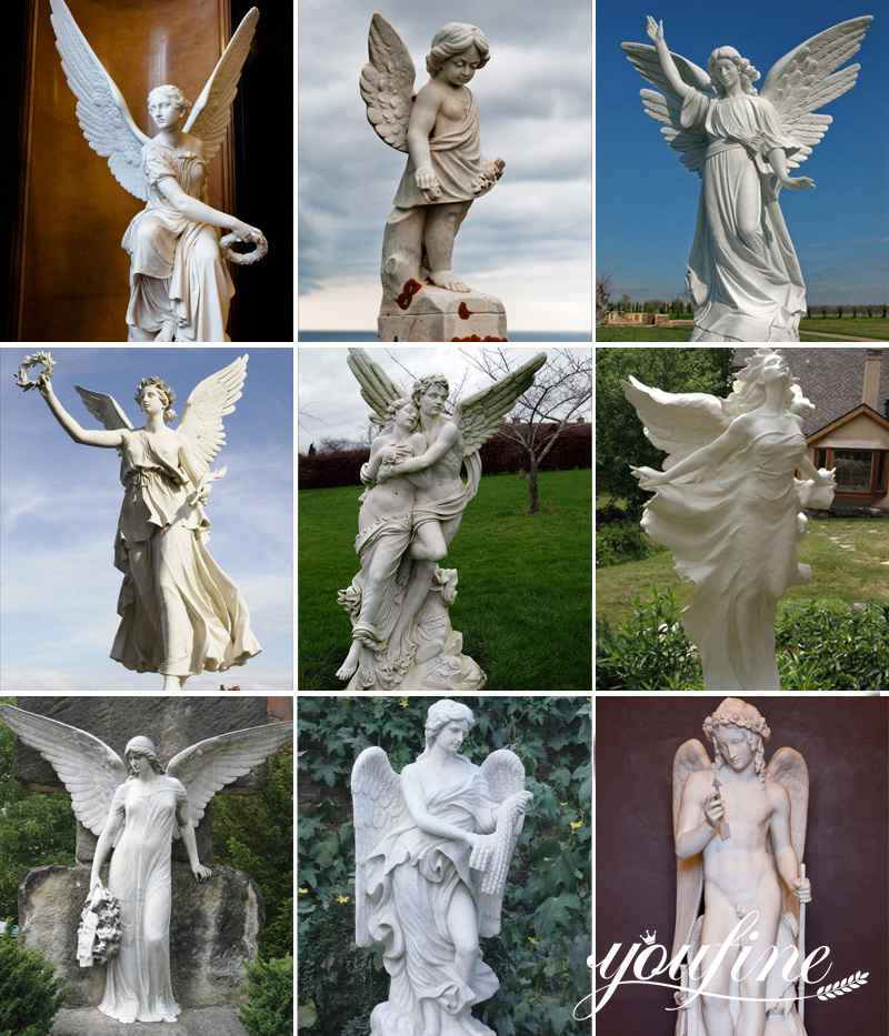 Life Size Angel Marble Statue for Sale