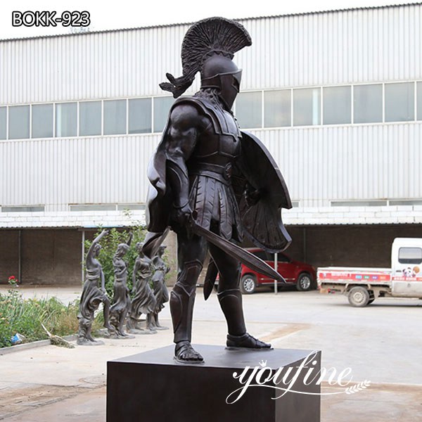 Life Size Bronze Spartan Warrior Statue Outdoor Statues