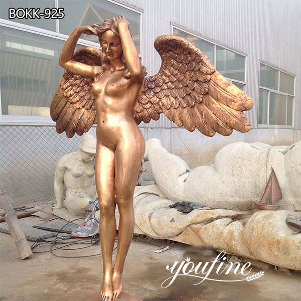 Life Size Dancing Angel Bronze Statue for Garden Decor for Sale