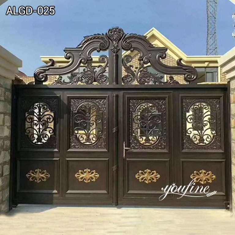 Luxury Large Gate Driveway Gates for Home Decor for Sale ALGD025You Fine Sculpture