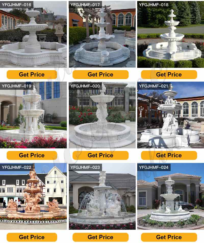 Marble Outdoor Water Fountain Statues