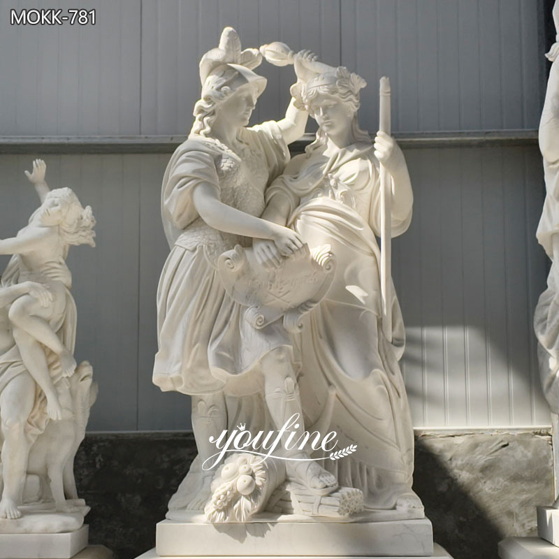 female warrior statue