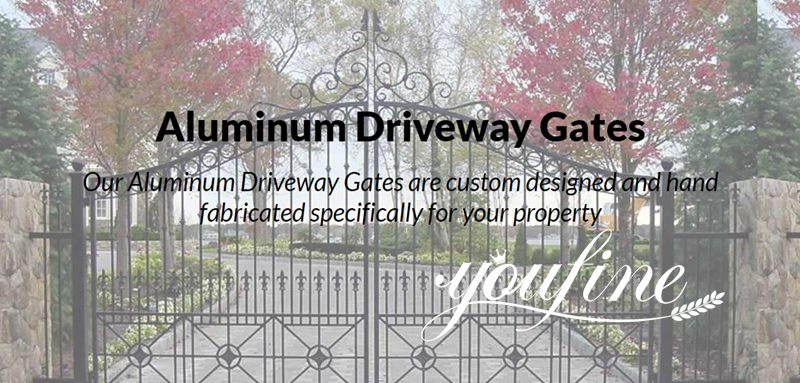 Modern Aluminum Fence Gate Designs for Sale ALGD-004