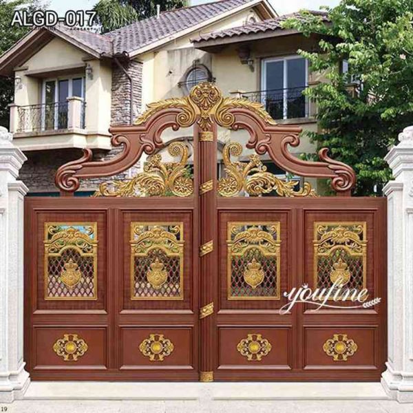 Modern Large Aluminum Gate Door for Estate Entrance for Sale ALGD-017