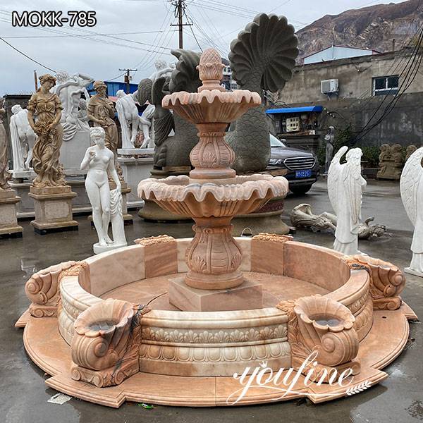 Two Tiered Marble Water Fountain for Sale