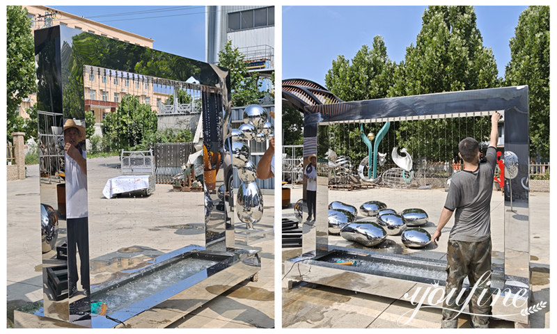 custom made large fountain