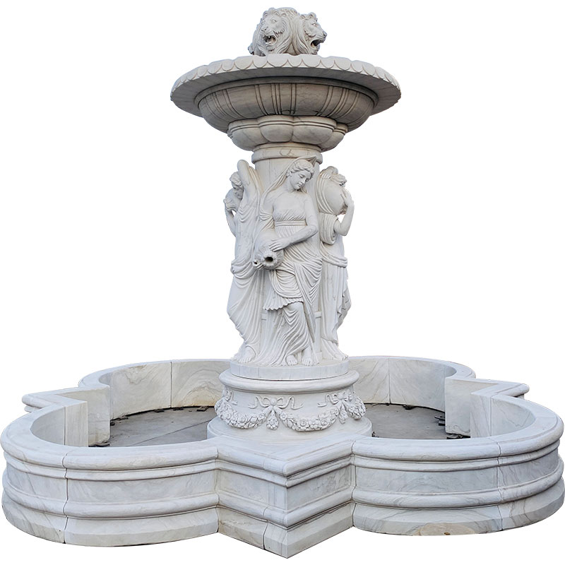 large marble water fountain for hotel