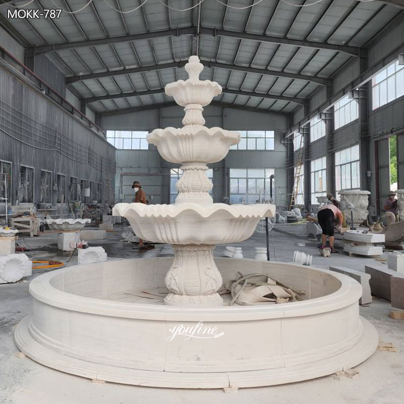 marble drinking water fountain