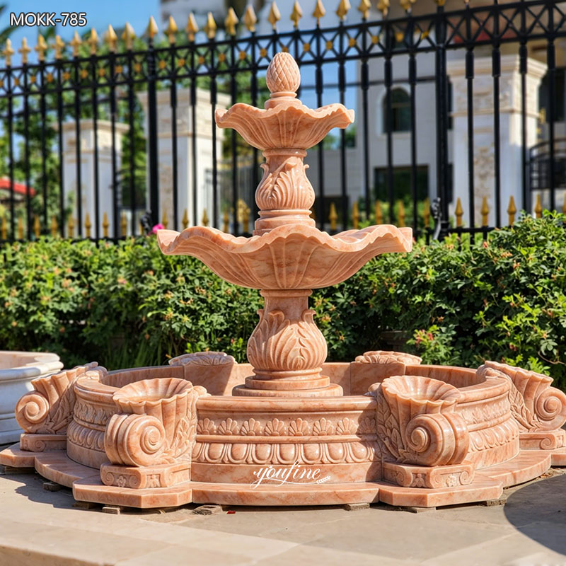 marble two tiered water fountain