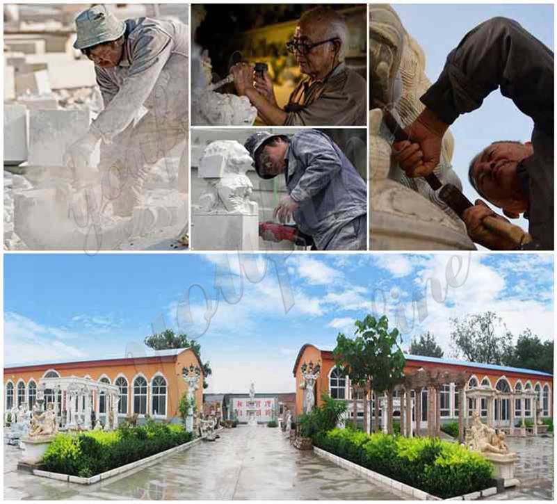 process of Life Size Marble Statue