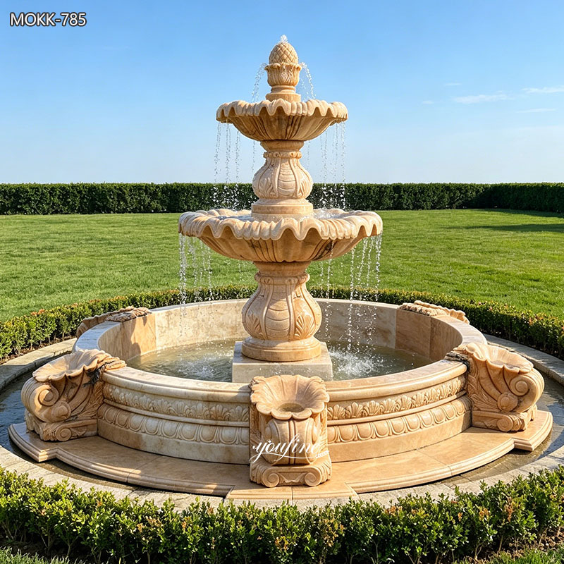 Marble Two Tiered Water Fountain MOKK-785