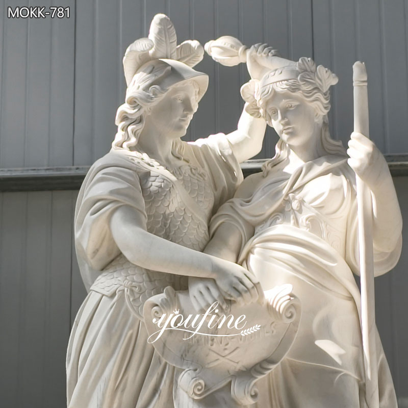female warrior statue for garden