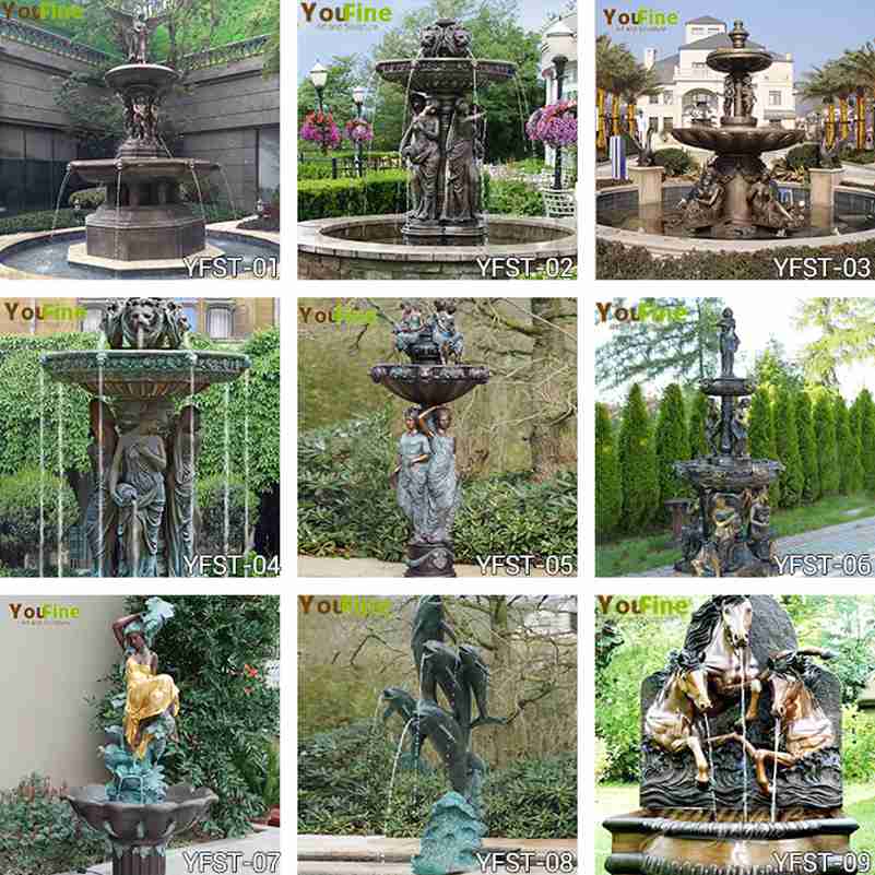 Bronze Statues Fountain for Central Square Suppliers