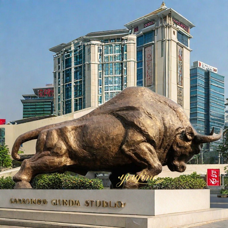 Bronze big bull
