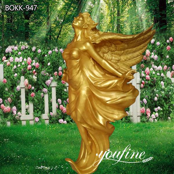 Garden Life Size Bronze Flying Angel Statue