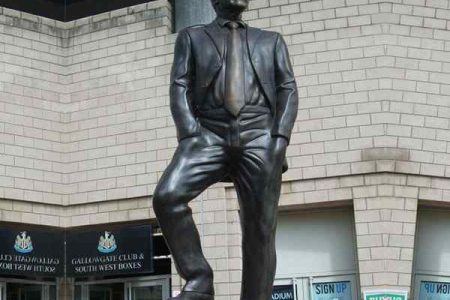 Life Size Custom Bronze Man and Football Statue for Sale BOKK-942