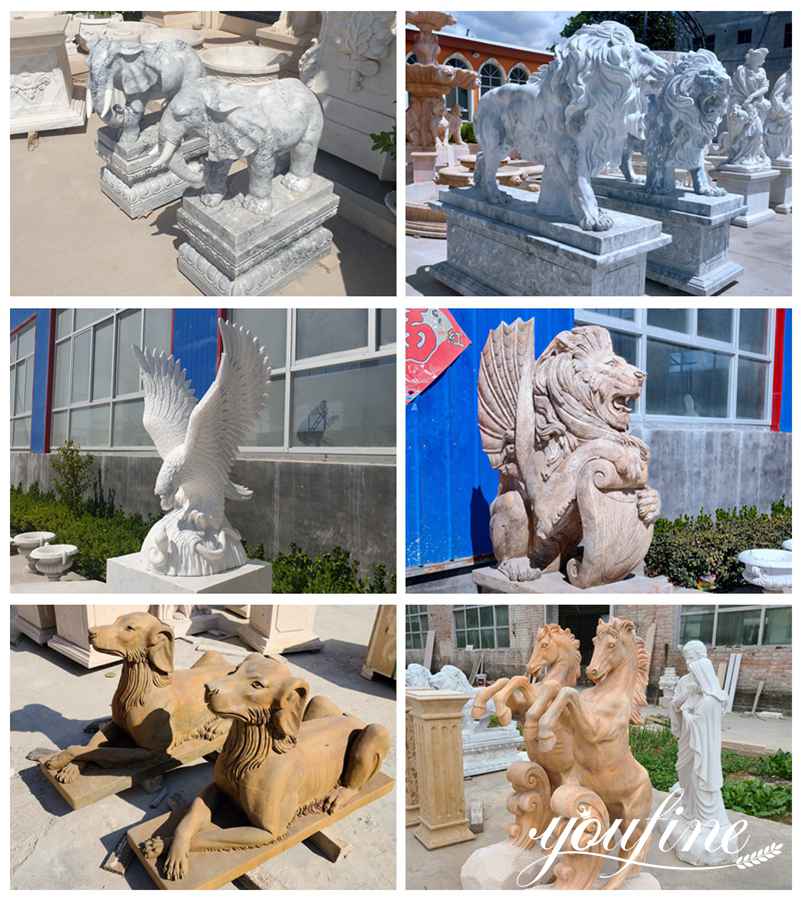 Marble Animal Garden Statue for Sale