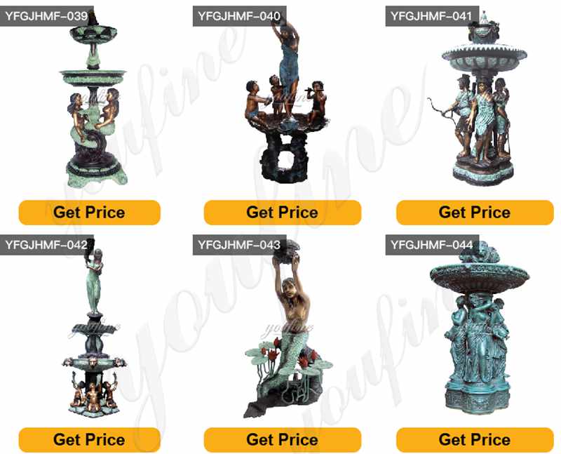 Outdoor Antique Bronze Statues Fountain