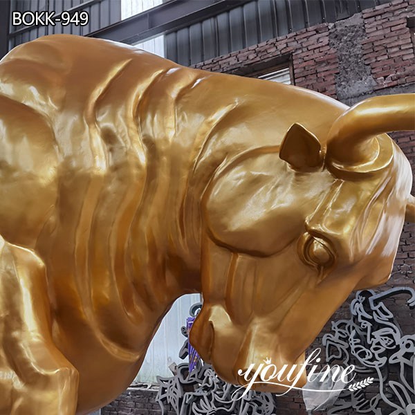 Outdoor Garden Large Bronze Bull Statue for Sale