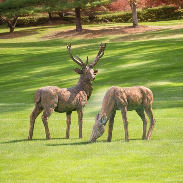 elk statue life size