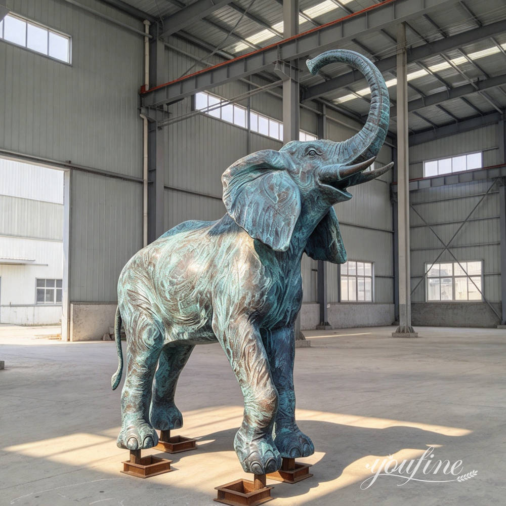 finished bronze elephant statue (1)
