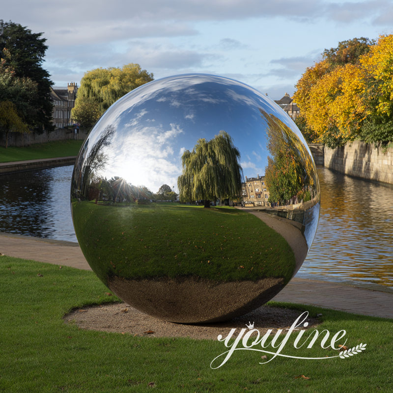 mirror stainless steel gazing globe