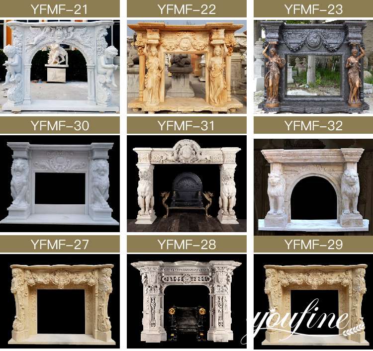 white marble fireplace surround for sale